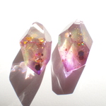 鉱石のピアスor イくヤリング🌼 レジン  鉱石レジン 鉱石 