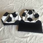 fjmrmk様オーダー品☆サッカーボール柄給食袋&靴袋