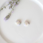 ☆6月21日20時販売開始☆紫陽花のラウンドブーケピアス（イヤリング）