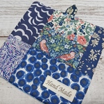 【sale】リバティパッチ＊ミニマット＊ネイビー
