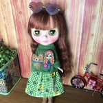 ★グリーン くまとブライス？セット★くま太郎 ブライス