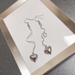 うねうねハートピアス