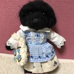 お出かけトイプードルちゃん(黒)