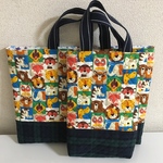 通園通学バック＊レッスンバック＊シューズ入れ＊動物