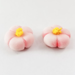 桜の和菓子のピアス・イヤリング