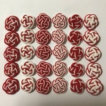 水引  梅結び    赤白30個