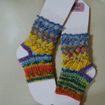 エストニアスパイラル*ヨガソックス*opal2