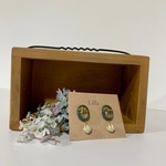 ミモザピアス❇︎(カーキ)