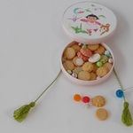 再販　青い森の童　～Miwawarashi～  焼菓子に野苺キャンディーや飴を添えて