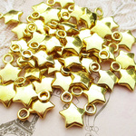 小さな星チャーム40個CCBゴールド
