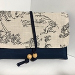  仕切り付き御朱印帳ケース 鳥獣戯画
