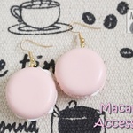 マカロン ピアス ピンク スイーツデコ アクセサリー