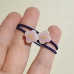 子供用　小さいお花のヘアゴム