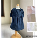 ハーフリネンの切り替えﾁｭﾆｯｸ　