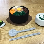 「アツアツ！石焼きビビンパ」　⁂フェルトままごと⁂　◎受注製作◎