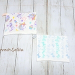 ☆☆ゆめかわユニコーンとリボンの雑巾☆☆18×15ミニぞうきん2枚入り　　入園入学、通園通学、新学期