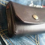 ヌメ革手染めコインケース
