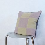 45×45 リネンのパッチワークのクッションカバー（四角でspring♪）（9） 