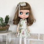 blythe   outfit 半袖ワンピース&パッチンピン