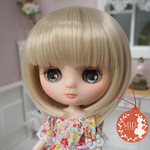 ミディブライス ウィッグ ドーリィボブ シャンパンゴールド 7.5インチ/ドール Blythe