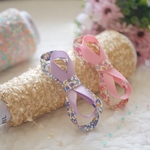 2色の花柄ribbon୨୧⑅*.