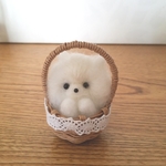 羊毛フェルト　ポメラニアン