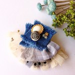  denim   ヘアクリップ  