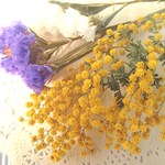 ミモザとスターチスのドライフラワーセット