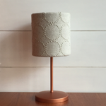kvadrat☓皆川明　タンバリンランプ　白☓カッパー