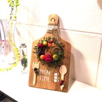 kitchen◇赤リンゴとフルーツのカッティングボード