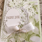 【Thank you カード】White Bouquet のThank you card