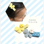ちょうちょのヘアクリップ   2個セット for kids  baby   キッズ ベビー ヘア アクセサリー   
