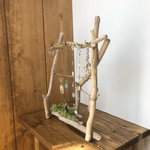 流木のアクセサリースタンド C