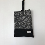 リバーシブル仕様☆裏がキルティングのシューズバッグ