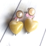 子供用イヤリング☆パール&ハート♡