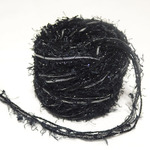 ブラック＊ラメ＆ラメ＊引き揃え糸＊30g巻