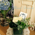 greenleaf×rose grass arrange (offwhite)