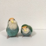 ※専用ページです※nanaamie様ご依頼のミニコザクラインコちゃんです♪羊毛フェルト
