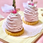 桜モンブランのメモスタンド