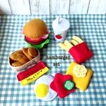 フェルトままごと◎ハンバーガーセットA