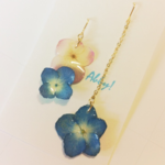 あじさいのピアス/ロング