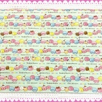  35cm✖️50cm ランチョンマット☆ マカロンパンダ🐼ライトグリーン