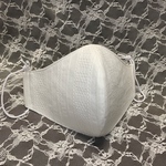 立体マスク横に+2cm ⋯S 白tatejimaﾚｰｽ風