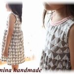 SALE 100-110sizeノースリーブワンピース　ヨット グレージュ
