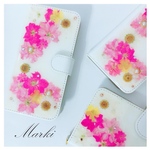 NO304押し花手帳型ケース（他機種用ページ）