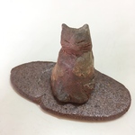ねこの置物　　no,18