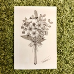 ［bouquet］No.01 メッセージカード(封筒付き)