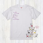 ネコピラミッド　5.6オンスTシャツ
