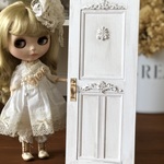ドール用　1/6ミニチュアドア　純白