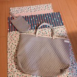 【オーダーのお品】お布団カバーとお布団バックと上靴袋